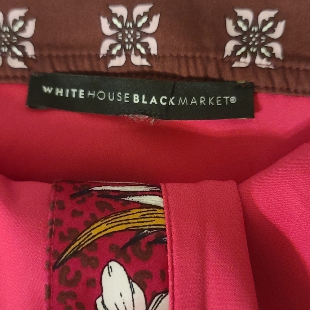 White House Black Market Crop Top Mabe Size M. No Size Label - Picture 6 of 11